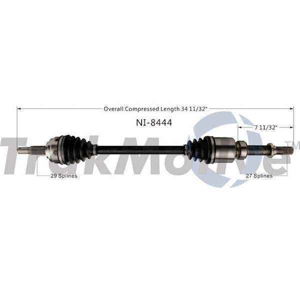 Surtrack Axle Cv Axle Shaft, Ni-8444 NI-8444 - main